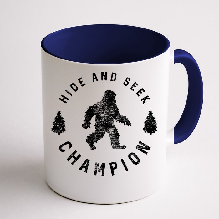 Bigfoot Hide And Seek Champion Front & Back Coffee Mug