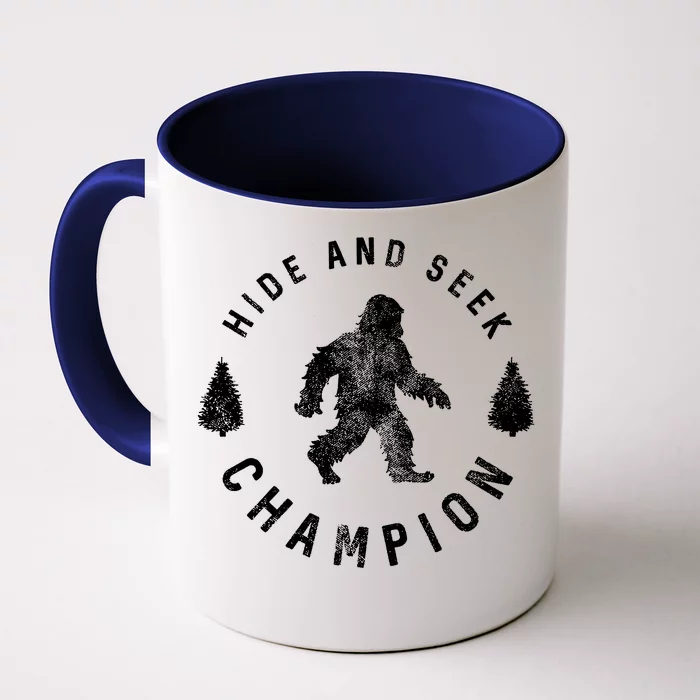 Bigfoot Hide And Seek Champion Front & Back Coffee Mug