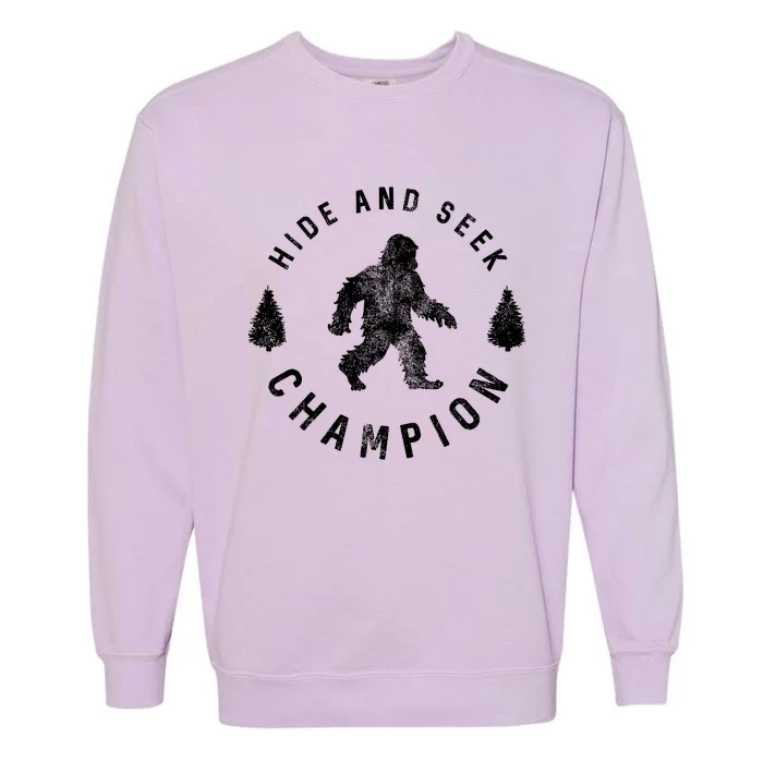 Bigfoot Hide And Seek Champion Garment-Dyed Sweatshirt