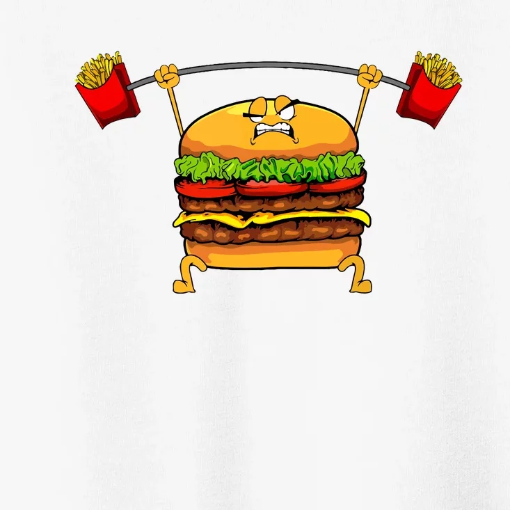 Best Hamburger Art Women Cheeseburger Fast Food Lovers Toddler T-Shirt