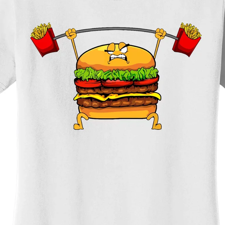 Best Hamburger Art Women Cheeseburger Fast Food Lovers Women's T-Shirt