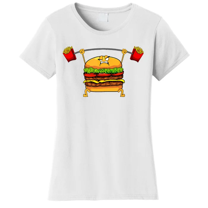 Best Hamburger Art Women Cheeseburger Fast Food Lovers Women's T-Shirt