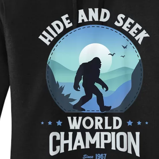 Bigfoot Hide And Seek Bigfoot Hide And Seek Champion Women's Pullover Hoodie