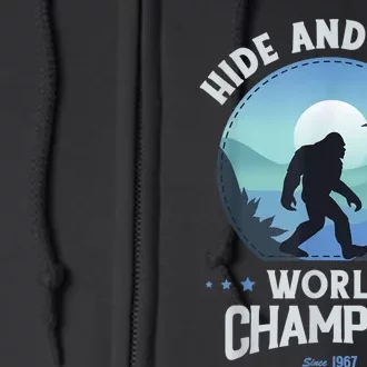 Bigfoot Hide And Seek Bigfoot Hide And Seek Champion Full Zip Hoodie