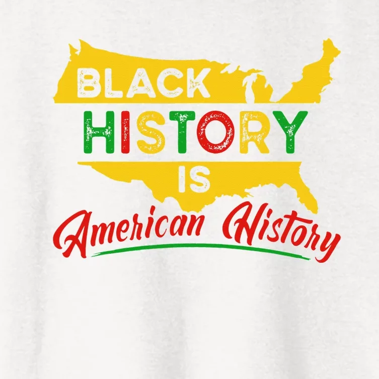 Black History American History Juneteenth African American Women's Crop Top Tee