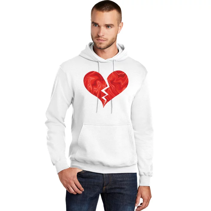 Broken Heart Anti Valentine Hoodie