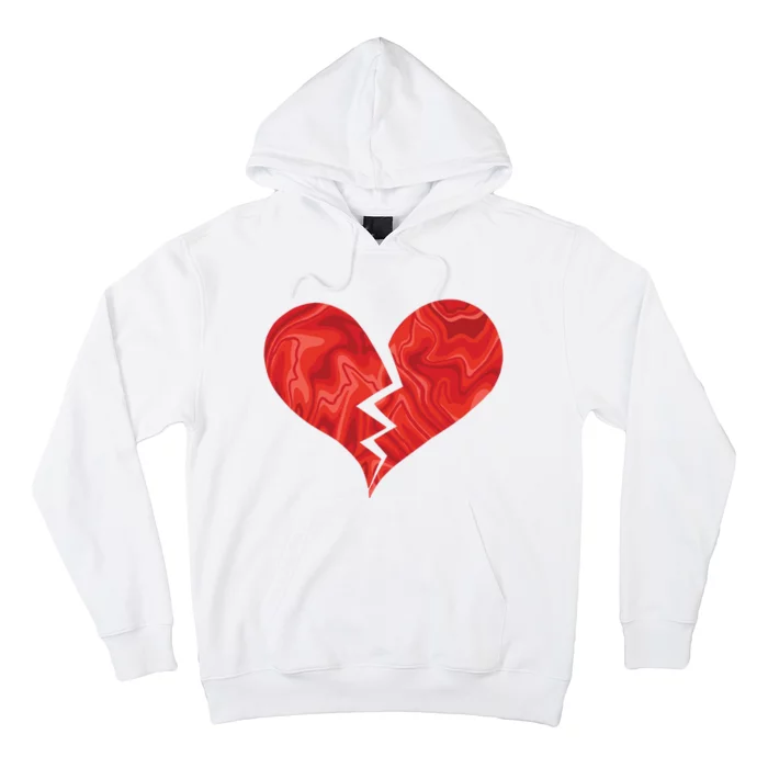 Broken Heart Anti Valentine Hoodie