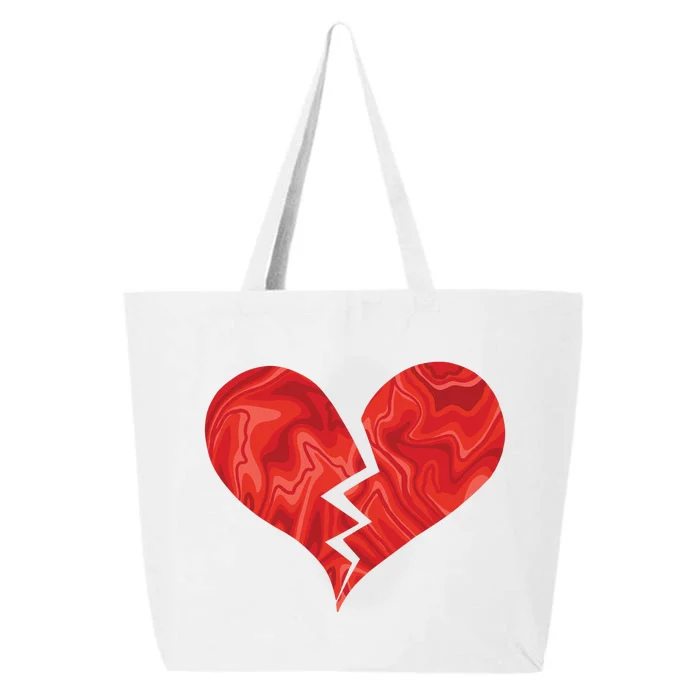 Broken Heart Anti Valentine 25L Jumbo Tote