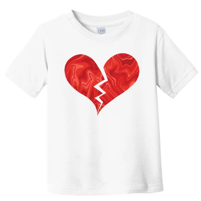 Broken Heart Anti Valentine Toddler T-Shirt