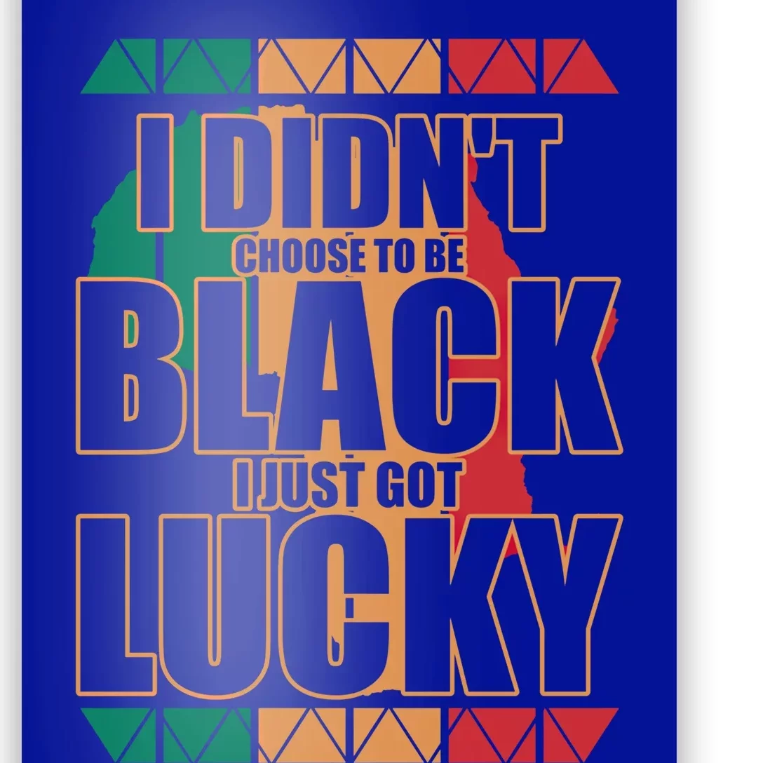 Black History And Support Mont Fun Quote Gift Poster