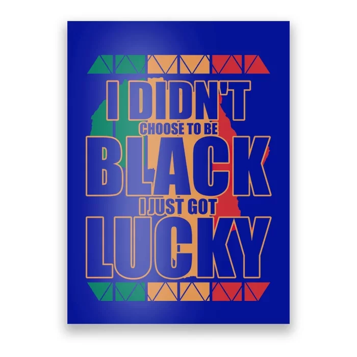 Black History And Support Mont Fun Quote Gift Poster