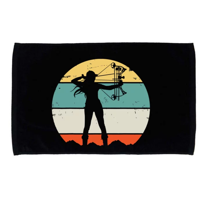 Bow Hunting Archery Retro Vintage Microfiber Hand Towel