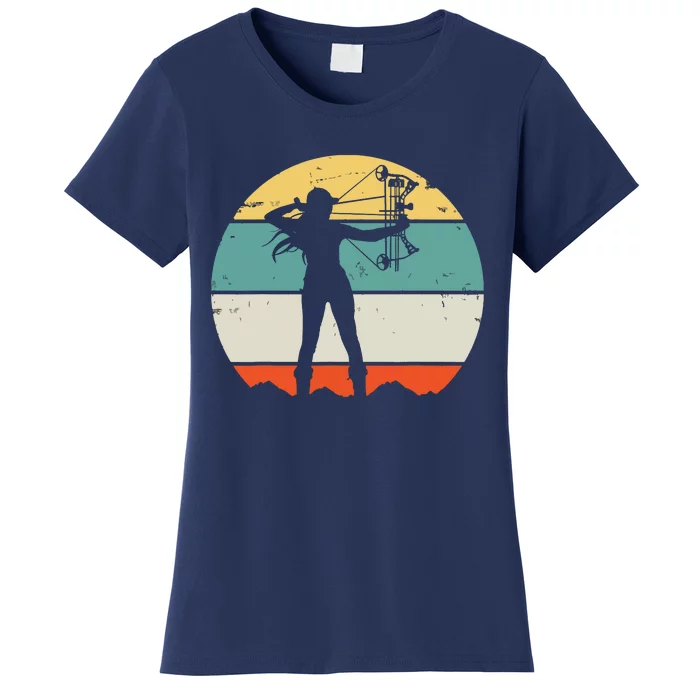 Bow Hunting Archery Retro Vintage Women's T-Shirt