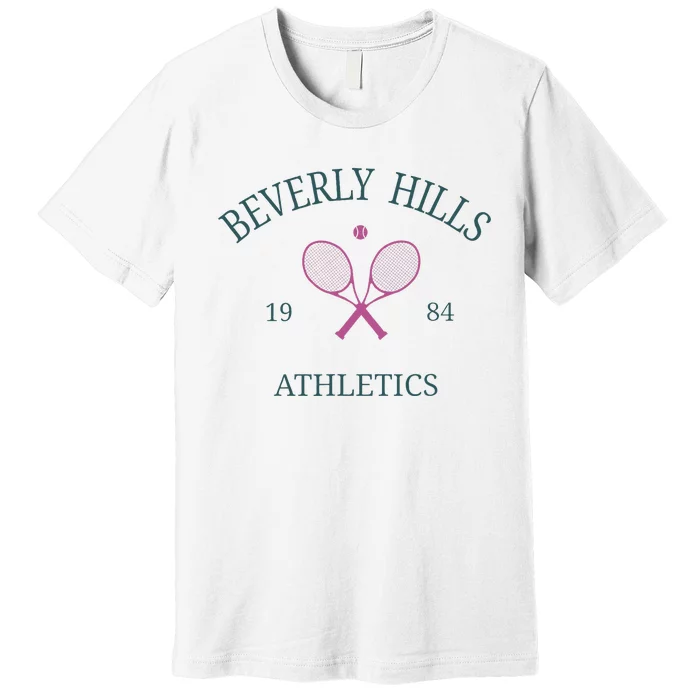 Beverly Hills Athletics California Tennis Club Racquet Prep Premium T-Shirt