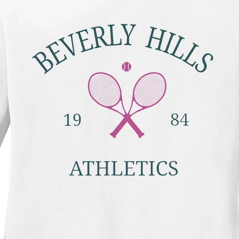 Beverly Hills Athletics California Tennis Club Racquet Prep Ladies Long Sleeve Shirt