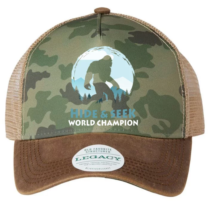 Bigfoot Hide And Seek Champion Legacy Tie Dye Trucker Hat