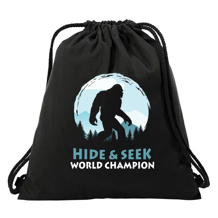 Bigfoot Hide And Seek Champion Drawstring Bag