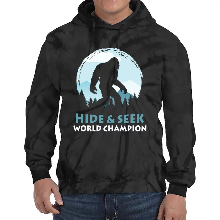 Bigfoot Hide And Seek Champion Tie Dye Hoodie