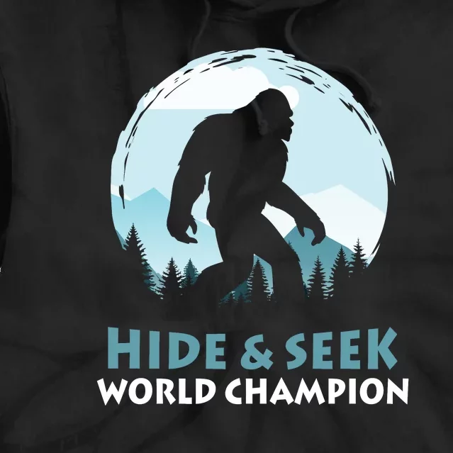 Bigfoot Hide And Seek Champion Tie Dye Hoodie