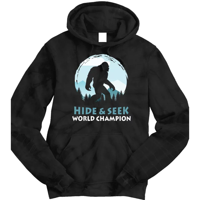 Bigfoot Hide And Seek Champion Tie Dye Hoodie