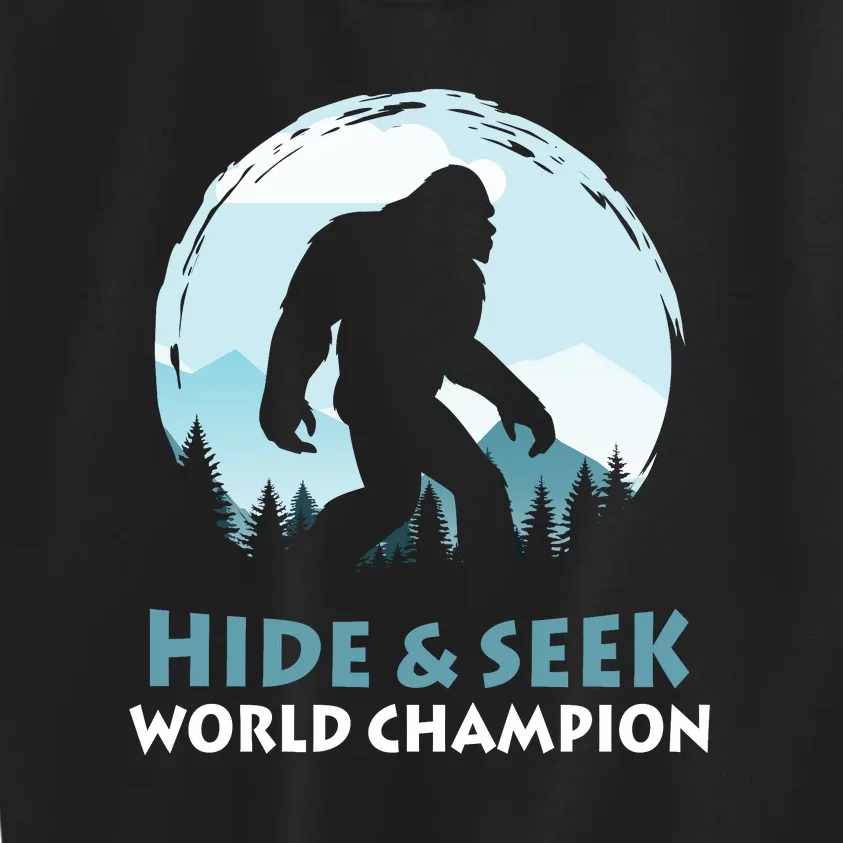 Bigfoot Hide And Seek Champion Kids Sweatshirt