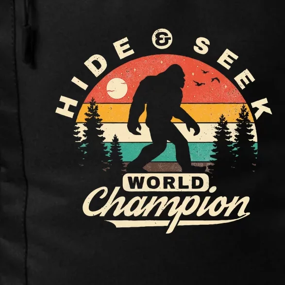 Bigfoot Hide And Seek World Champion Sasquatch Daily Commute Backpack