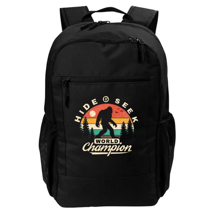 Bigfoot Hide And Seek World Champion Sasquatch Daily Commute Backpack