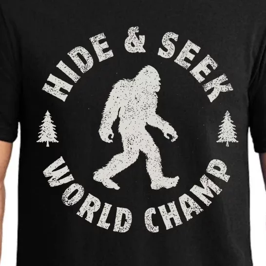 Bigfoot Hide And Seek World Champion Sasquatch Pajama Set