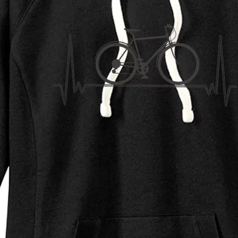 Bicycle Heartbeat Women's Fleece Hoodie