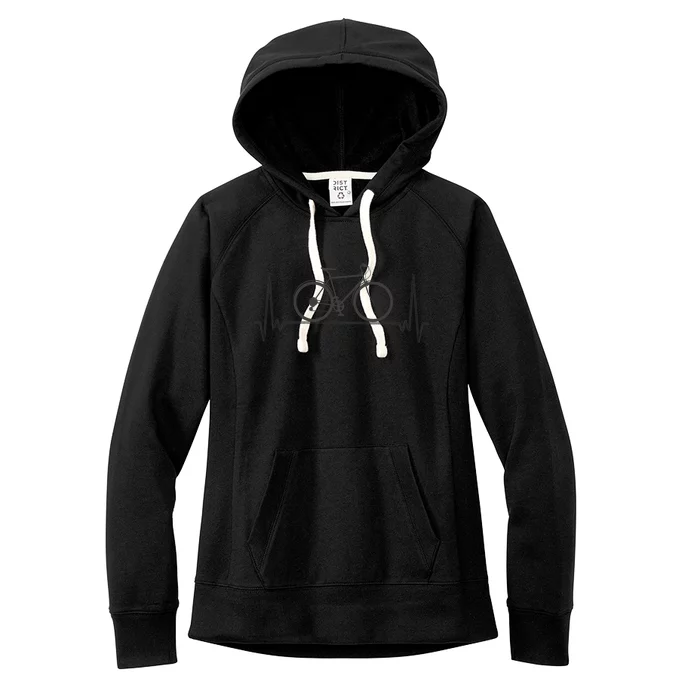 Bicycle Heartbeat Women's Fleece Hoodie