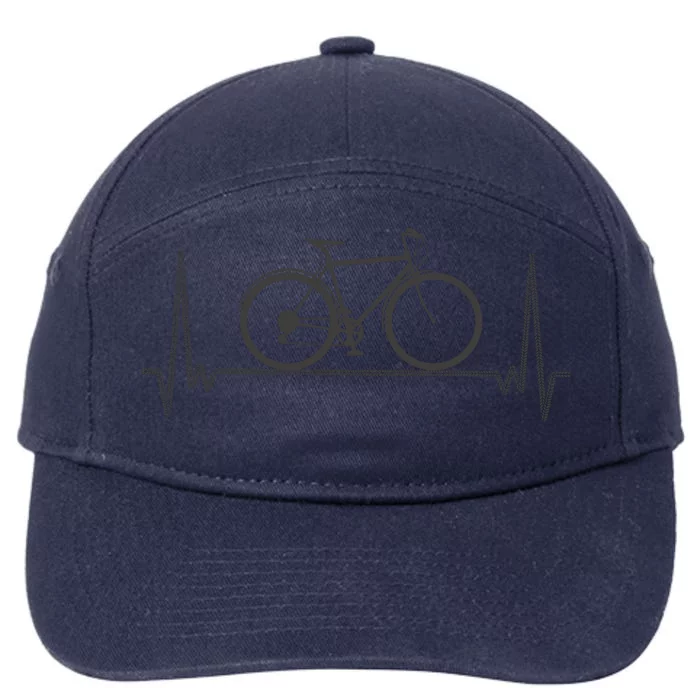 Bicycle Heartbeat 7-Panel Snapback Hat