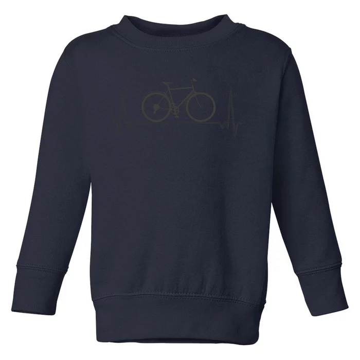 Bicycle Heartbeat Toddler Sweatshirt