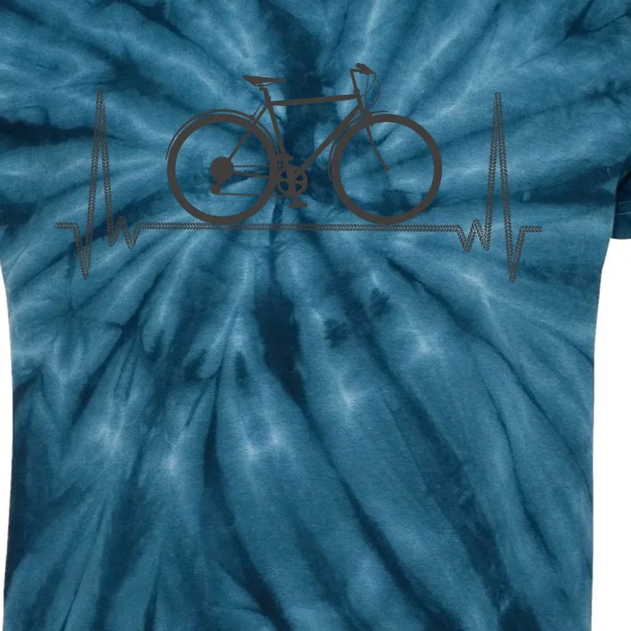 Bicycle Heartbeat Kids Tie-Dye T-Shirt