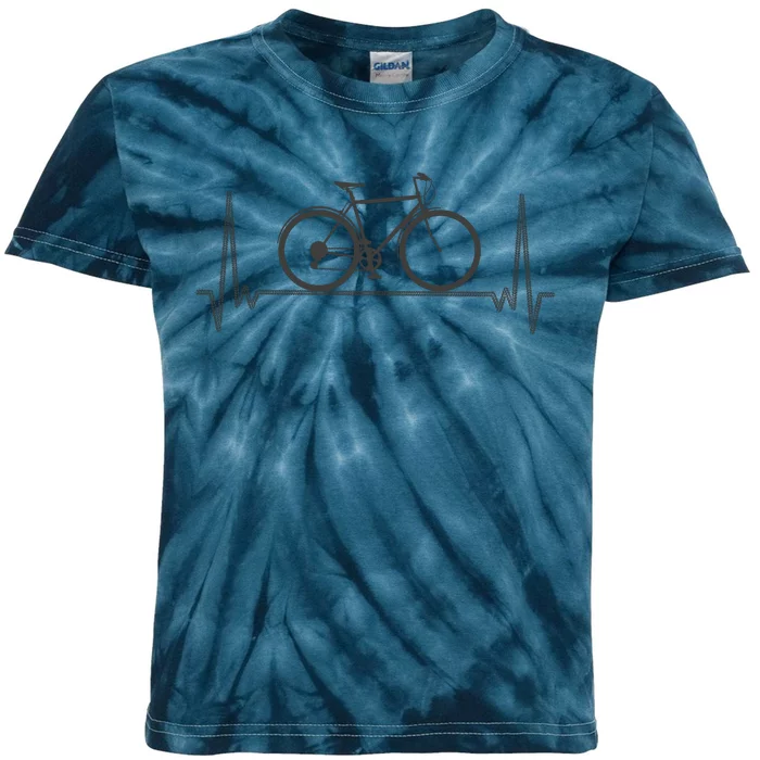 Bicycle Heartbeat Kids Tie-Dye T-Shirt