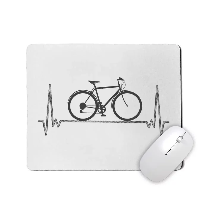 Bicycle Heartbeat Mousepad