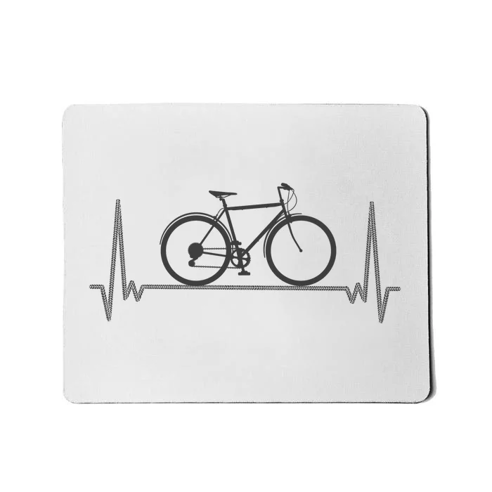 Bicycle Heartbeat Mousepad