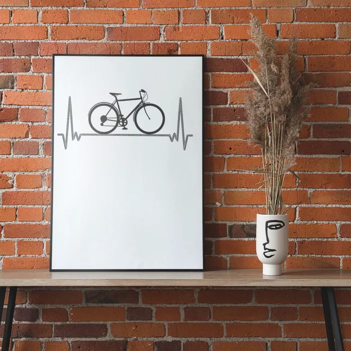 Bicycle Heartbeat Poster