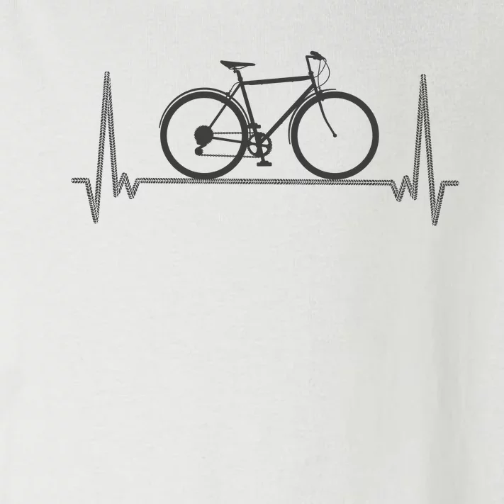 Bicycle Heartbeat Toddler Long Sleeve Shirt