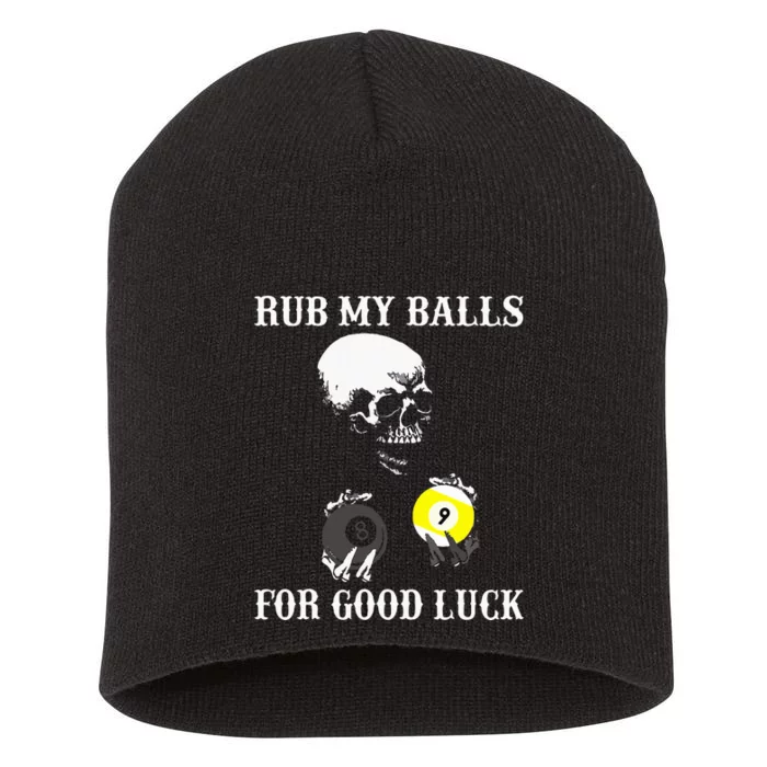 Billiards Halloween Short Acrylic Beanie