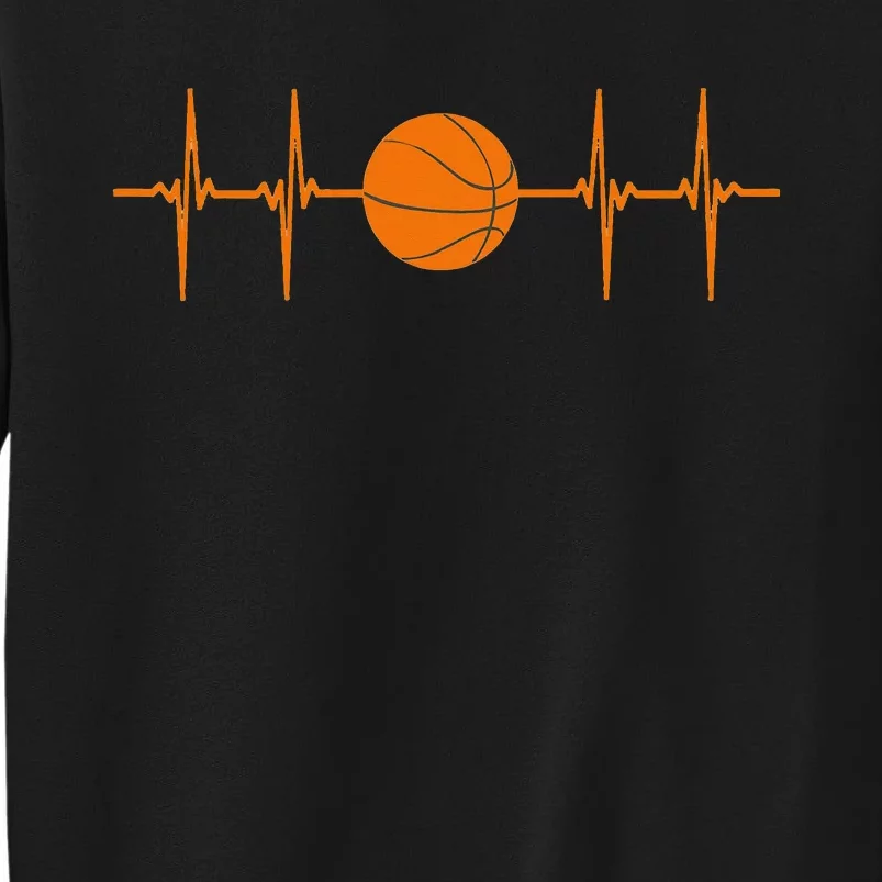 Basketball Heartbeat Basketball Basketball Lovers Gift Sweatshirt