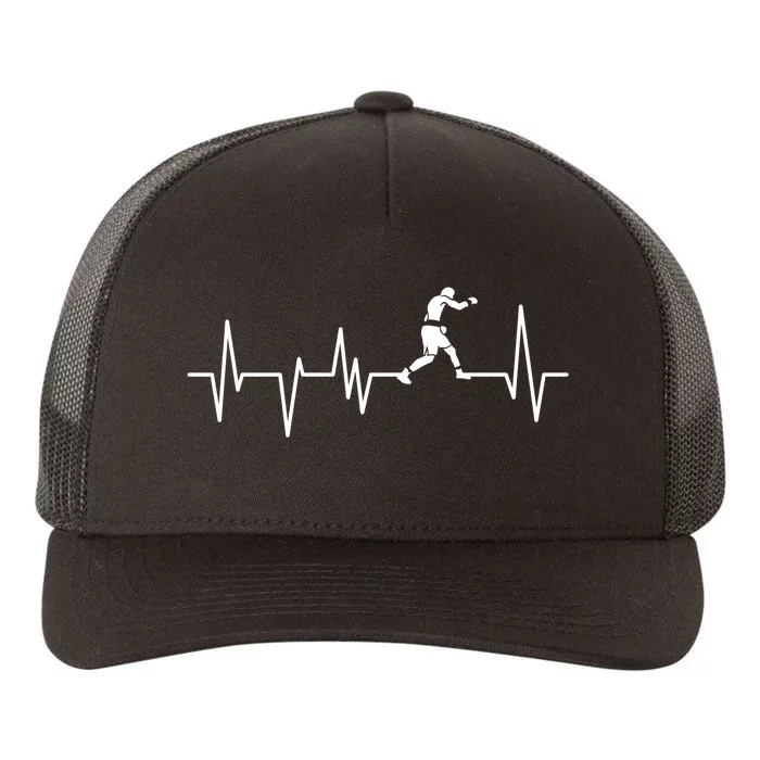 Boxer Heartbeat Boxing Gift Boxing Lover Boxing Trainer Gift Yupoong Adult 5-Panel Trucker Hat