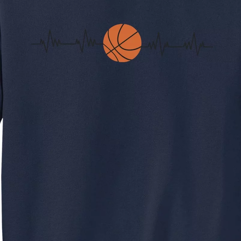 Basketball Heartbeat Tall Sweatshirt