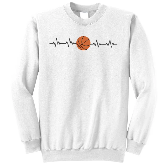 Basketball Heartbeat Sweatshirt