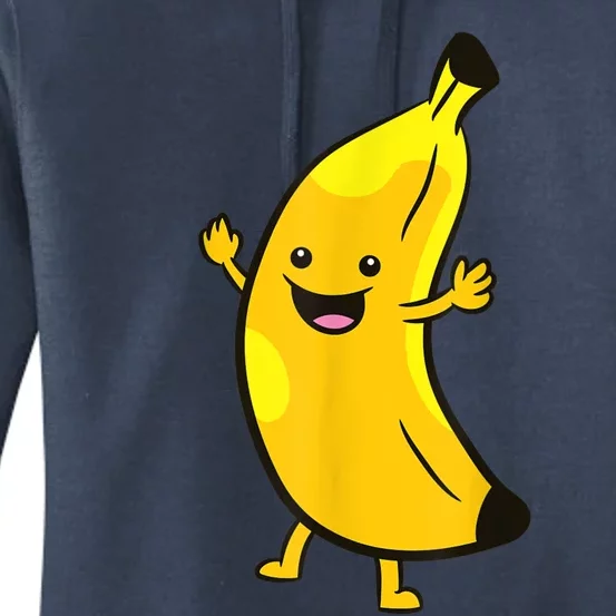 Banana Happy Banana Costume Fruit Love Bananas Women's Pullover Hoodie