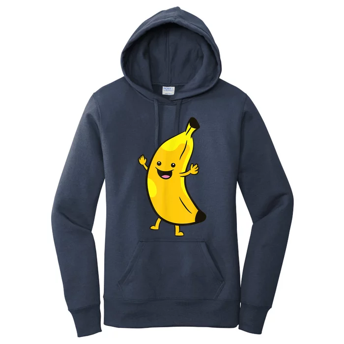 Banana Happy Banana Costume Fruit Love Bananas Women's Pullover Hoodie