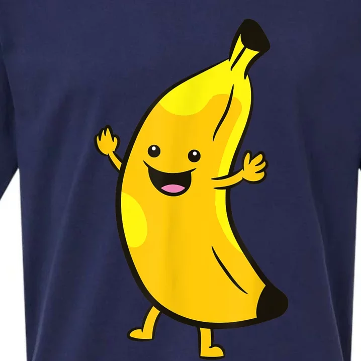 Banana Happy Banana Costume Fruit Love Bananas Sueded Cloud Jersey T-Shirt