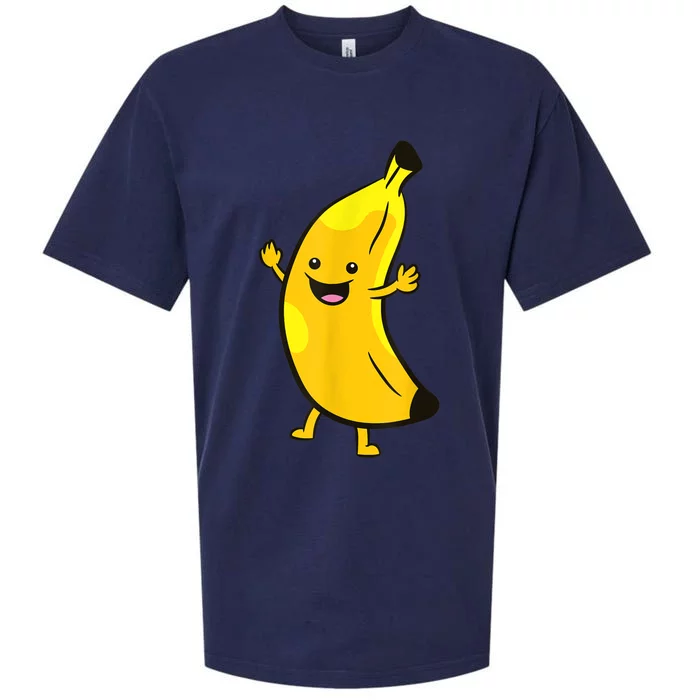 Banana Happy Banana Costume Fruit Love Bananas Sueded Cloud Jersey T-Shirt