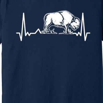 Bison Heartbeat Buffalo Premium T-Shirt