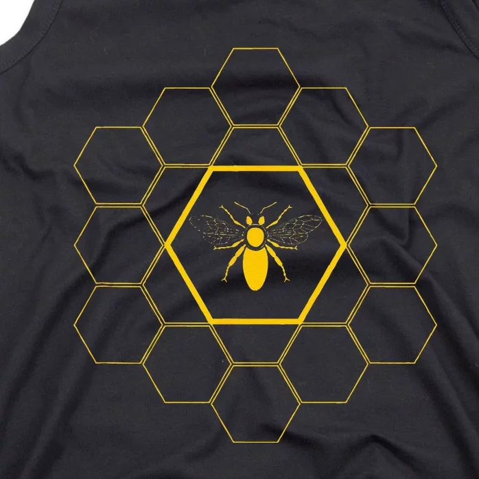 Bee Honeycomb Beekeeper Beekeeping Tank Top