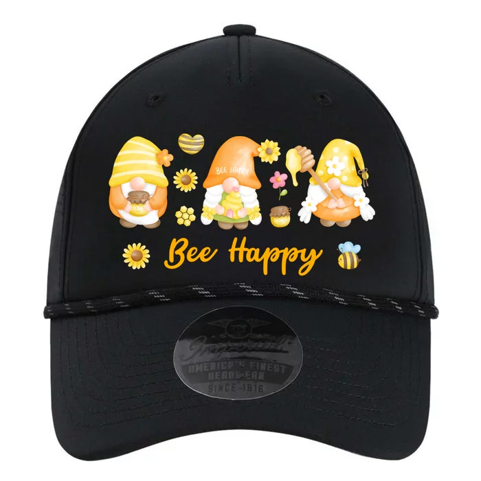 Bee Happy Beekeeping Honey Bee Gnome Cute Gift Performance The Dyno Cap